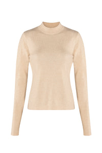 Merino-kašmírový svetr POISE béžový