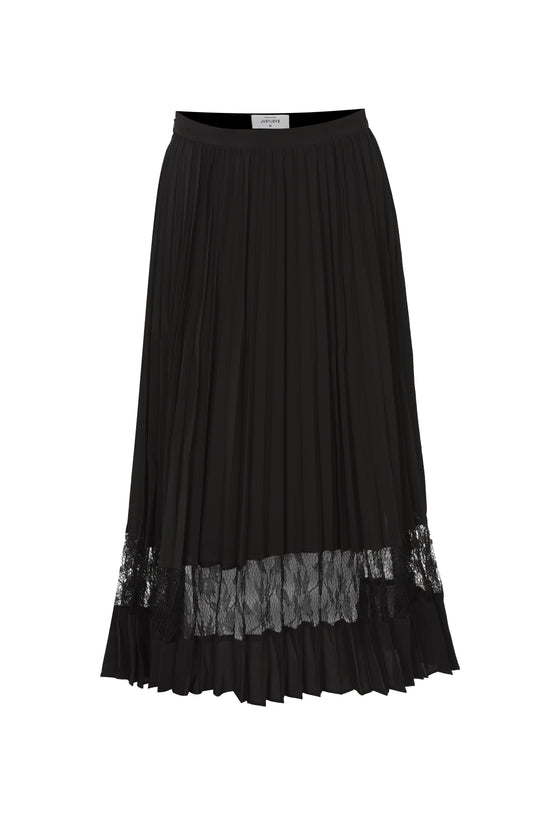 Pleated skirt with lace Let's See