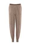 Cashmere sweatpants natural brown