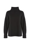 Cashmere oversize turtleneck black