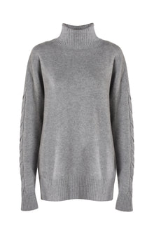  Cashmere sweater BRAIDA brown