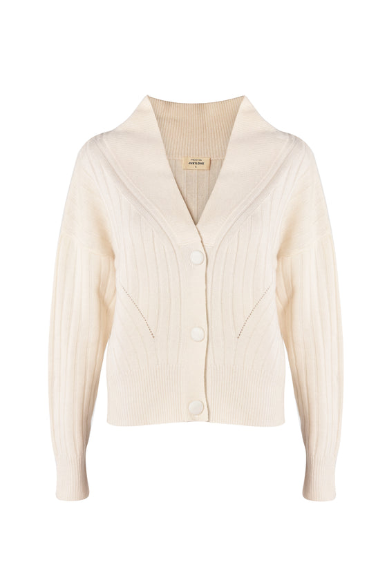 LIMITED EDITION: Cashmere cardigan SHIROI