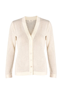 Kašmírový cardigan LIGHT Offwhite