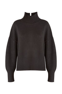 Kašmírový rolák STELLA černý