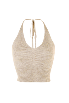  Cashmere bralette natural beige