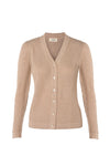 Kašmírový cardigan organic beige