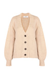 Cashmere cardigan SUPERSOFT organic beige