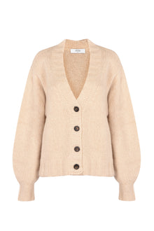  Cashmere cardigan SUPERSOFT organic beige