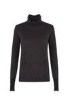 Black cashmere turtleneck