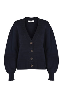  Kašmírový cardigan SUPERSOFT navy RECYCLED