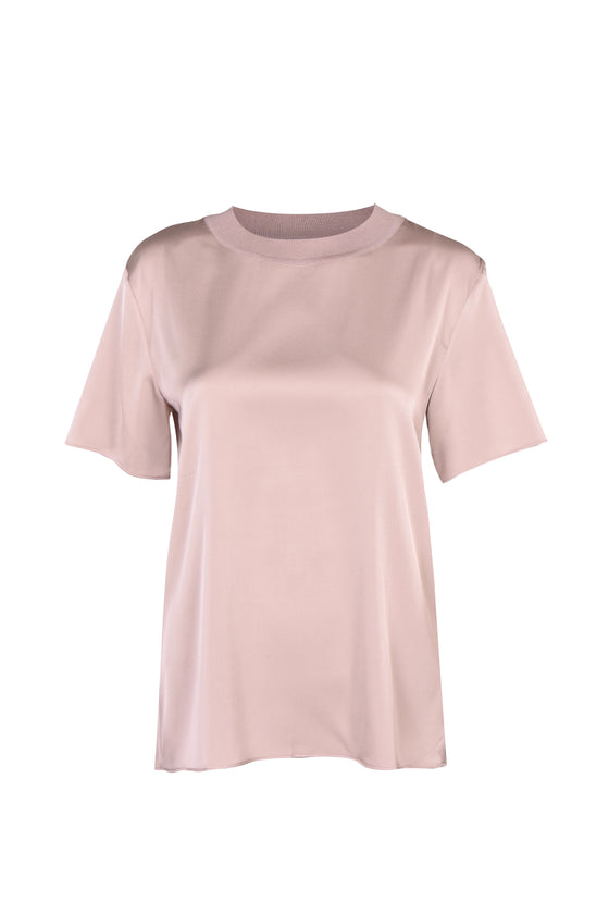 Silk T-shirt Silky beige 