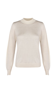  BUTTONS organic cashmere/silk top