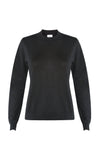 Cashmere/silk top SIMPLE Black