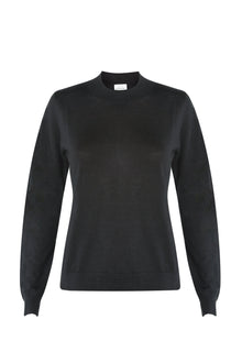  Cashmere/silk top SIMPLE Black