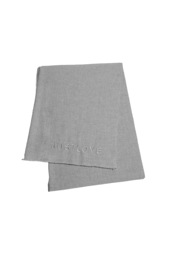 Cashmere scarf JUSTLOVE gray