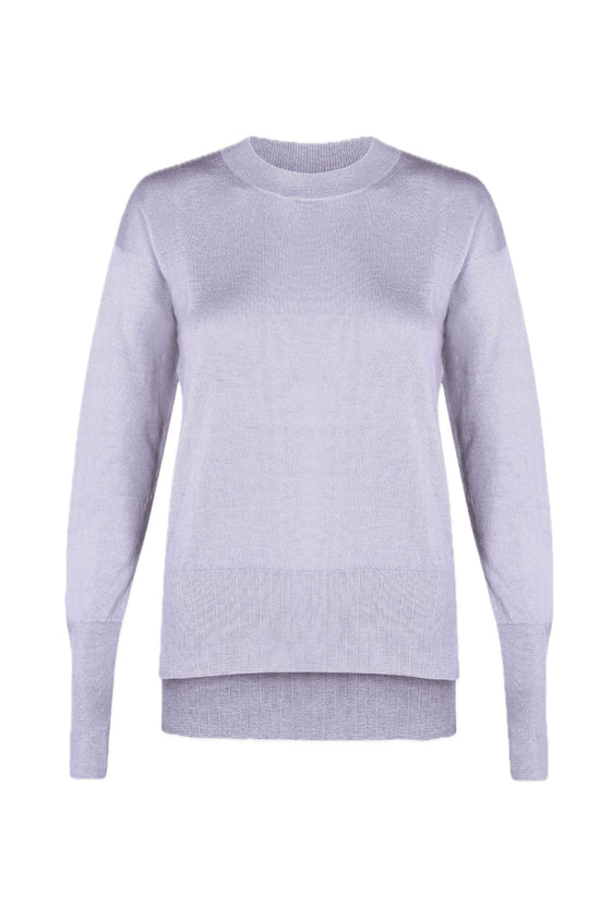 Ultralight Nepalese sweater AKASH lilac