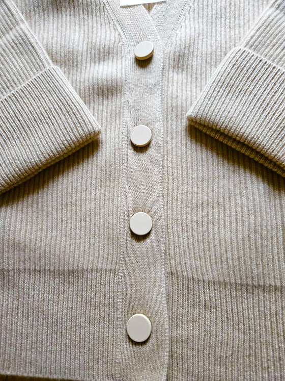 JARNÍ SLEVY: Kašmírový oversize cardigan ULTIMATE