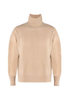 Cashmere turtleneck BOYFRIEND beige