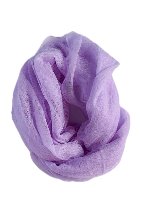 Ultralehká šála Sagarmatha z baby kašmíru Purple