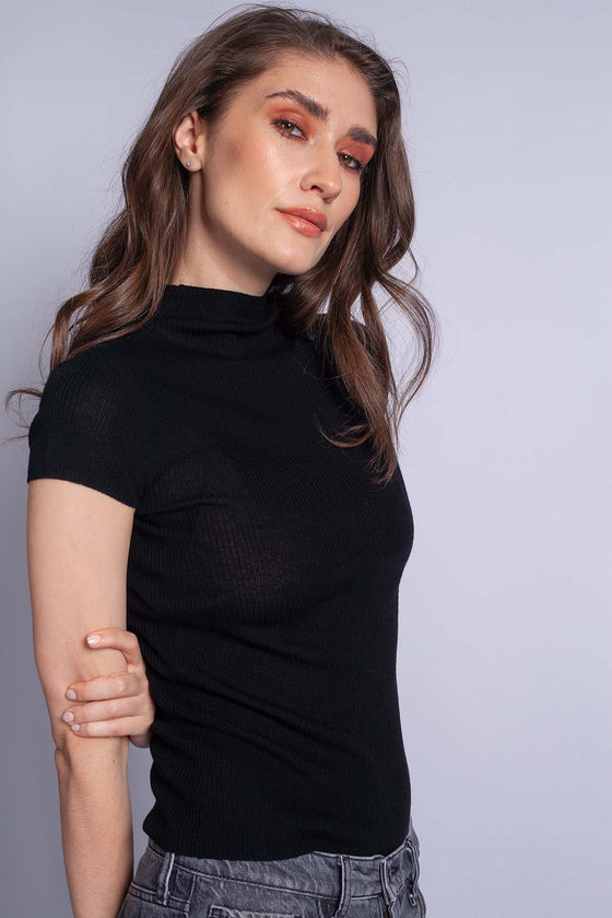 Merino/silk Top Elegance