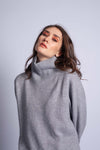 Cashmere oversize turtleneck ORGANIC beige