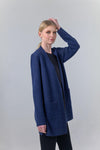 Cardigan ze 100% baby alpaky oboustranný PASO DOBLE BLUE