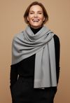 Kašmírová šála JUSTLOVE šedá