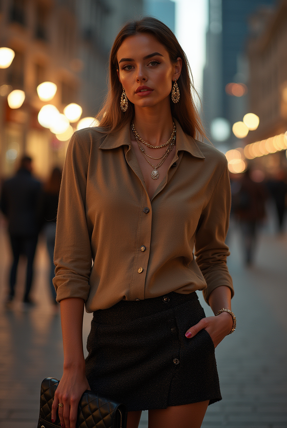 Chemise Éternelle košile ze 100 % kašmíru