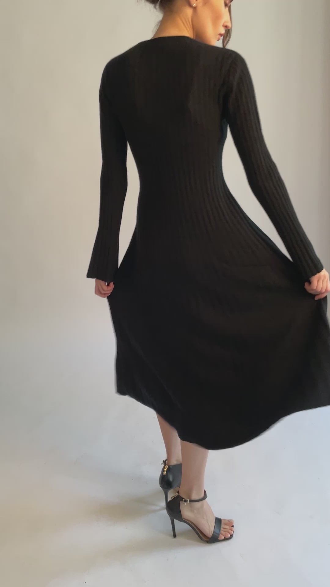 Cashmere dress SUPERSOFT Black