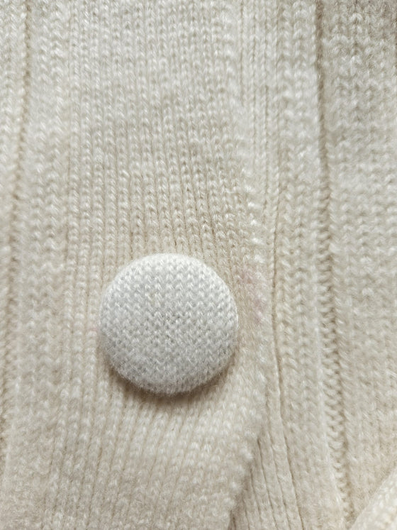 JARNÍ SLEVY: Kašmírový vzorovaný cardigan SHIROI