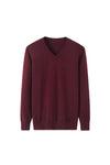 Kašmírový svetr VEE bordeaux