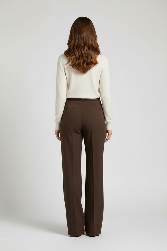 Kašmírový svetr s výstřihem do V offwhite