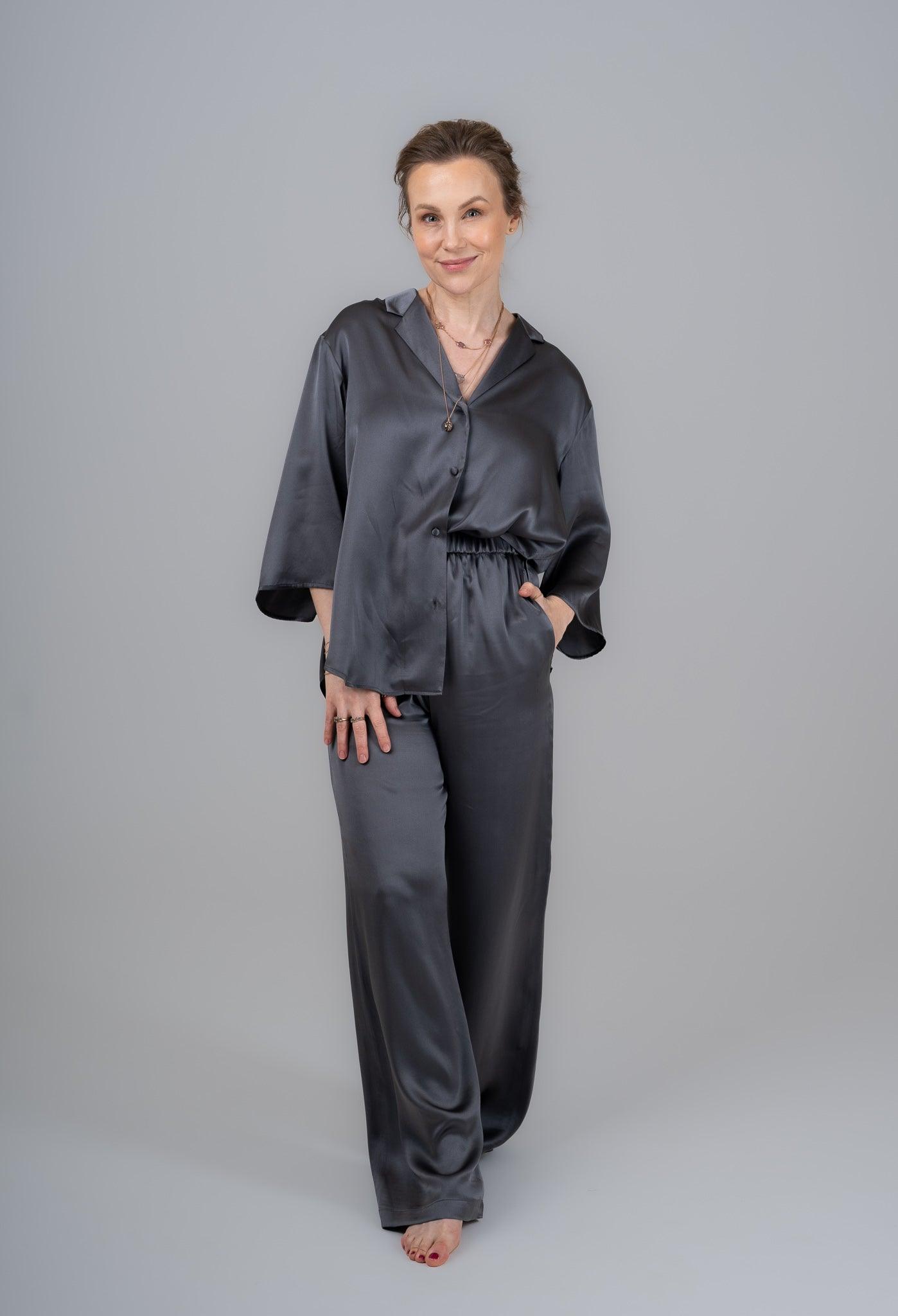 Haute Couture LTD: Hedvábná ne/pyžamová košile GODDESS - JUSTLOVE