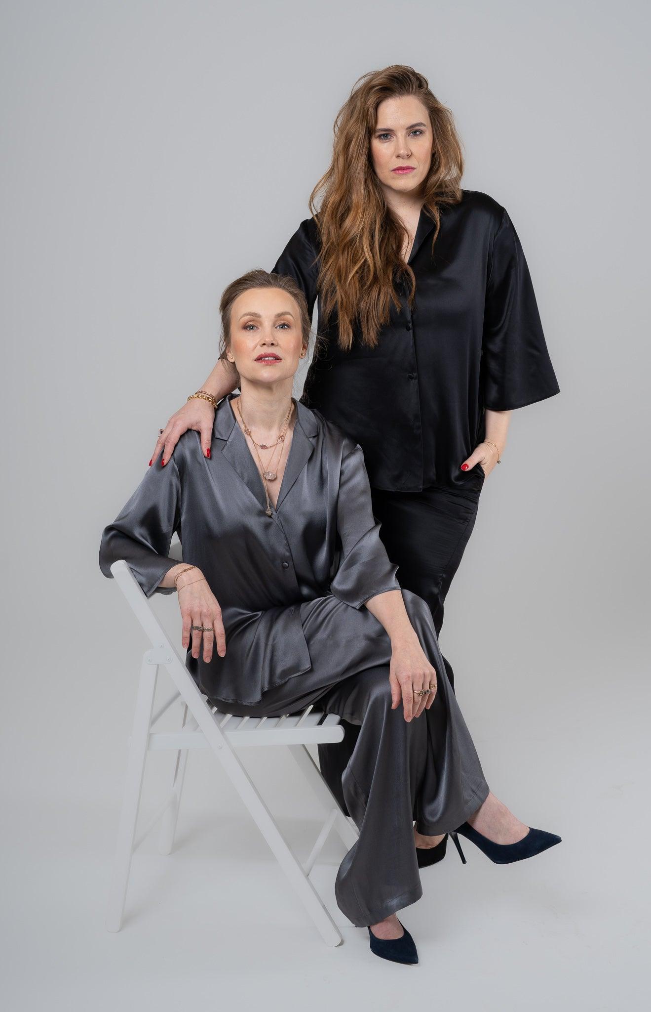 Haute Couture LTD: Hedvábná ne/pyžamová košile GODDESS - JUSTLOVE