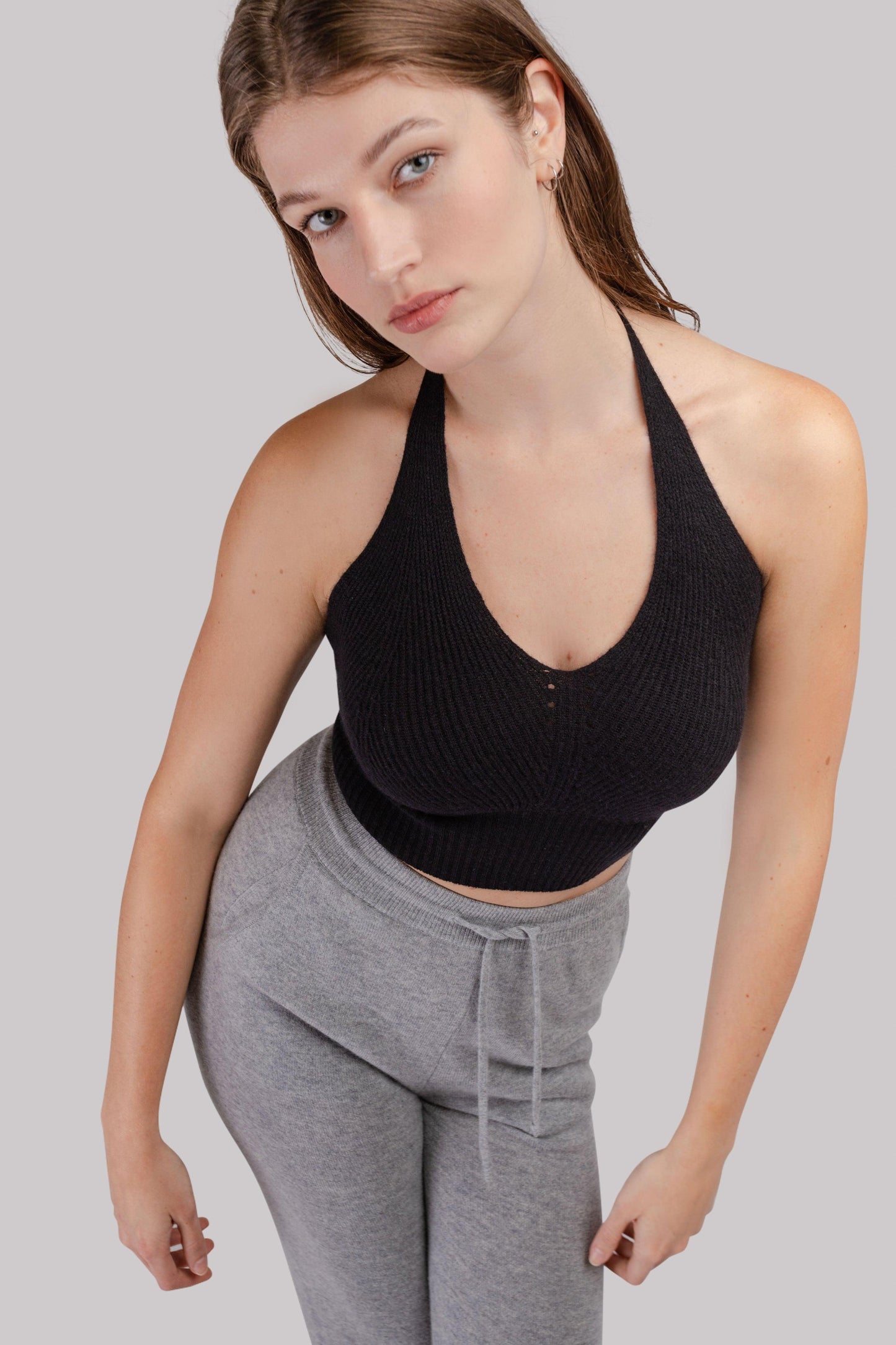 Kašmírová bralette černá - JUSTLOVE